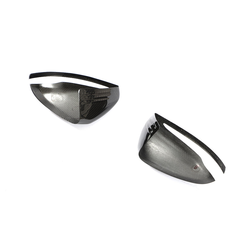 RHD Mercedes Benz C/E/S class universal 15-19  Style Carbon Fiber Side Rearview Mirror Cap Cover Trim