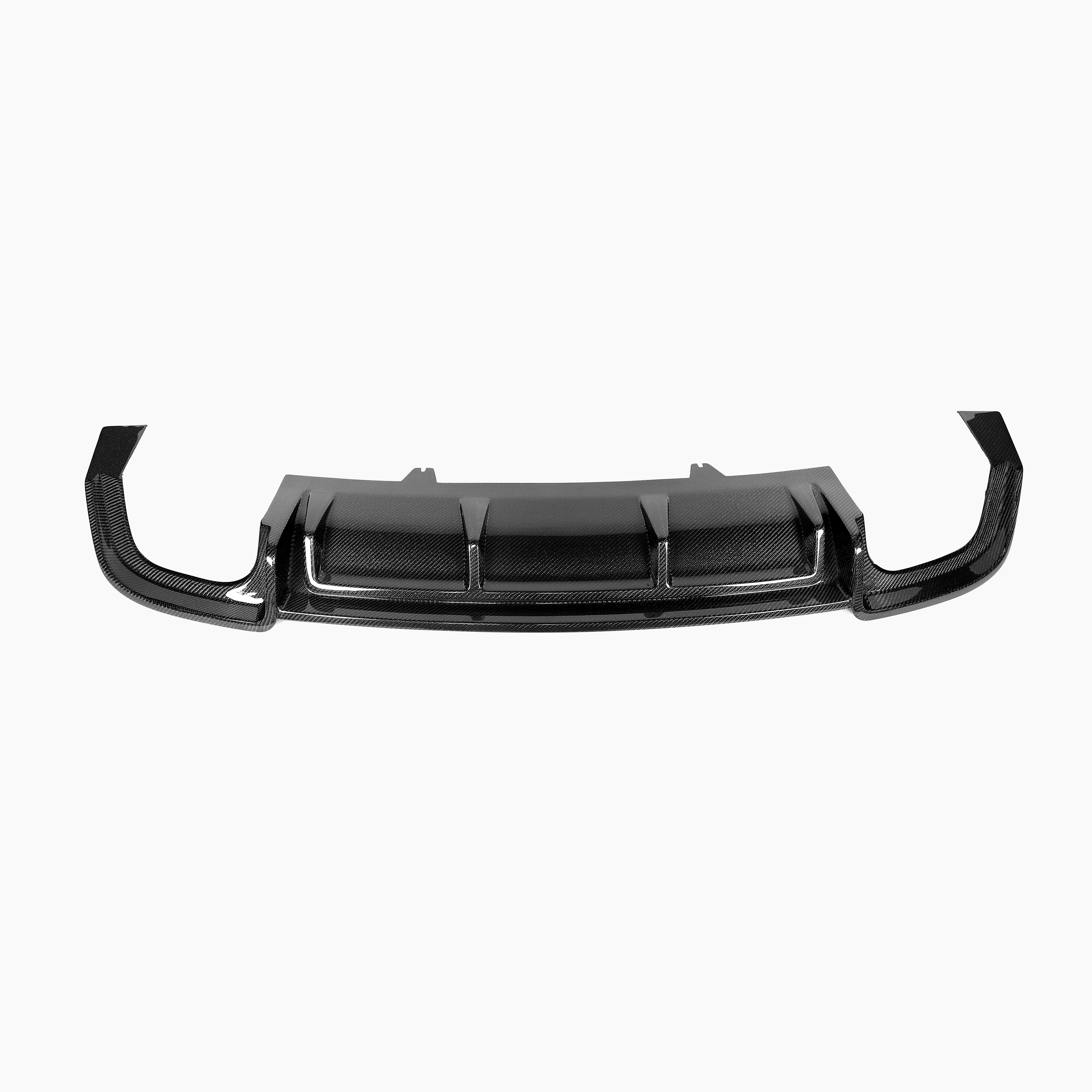 Audi A5 / S5 B9 ABT Style Carbon Fiber Rear Diffuser - front view