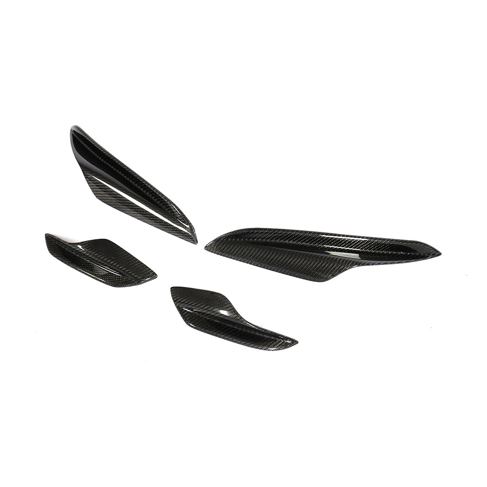 ST Style Carbon Fiber Front Canards for BMW 3 Series M3/E90/E92/E93 (2007–2013)