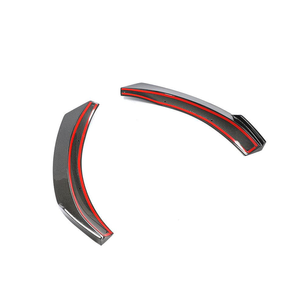 ST Style Carbon Fiber Front Splitters for Mercedes-Benz GLA 45 AMG X156 Facelift (2017–2019)
