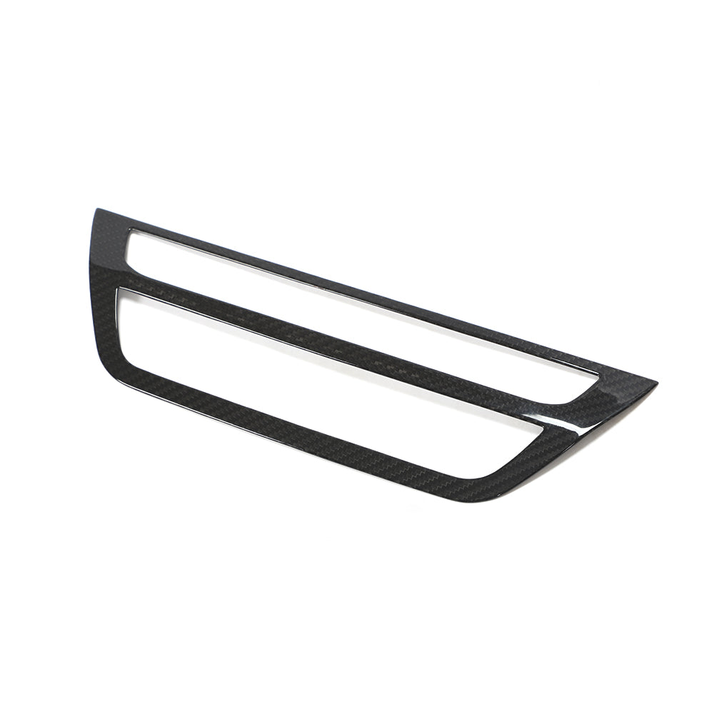 ST Style Carbon Fiber Center Console AC/CD Trims For BMW 5 Series G30 G31,  F90 M5 Pre-LCI (2017-2020)