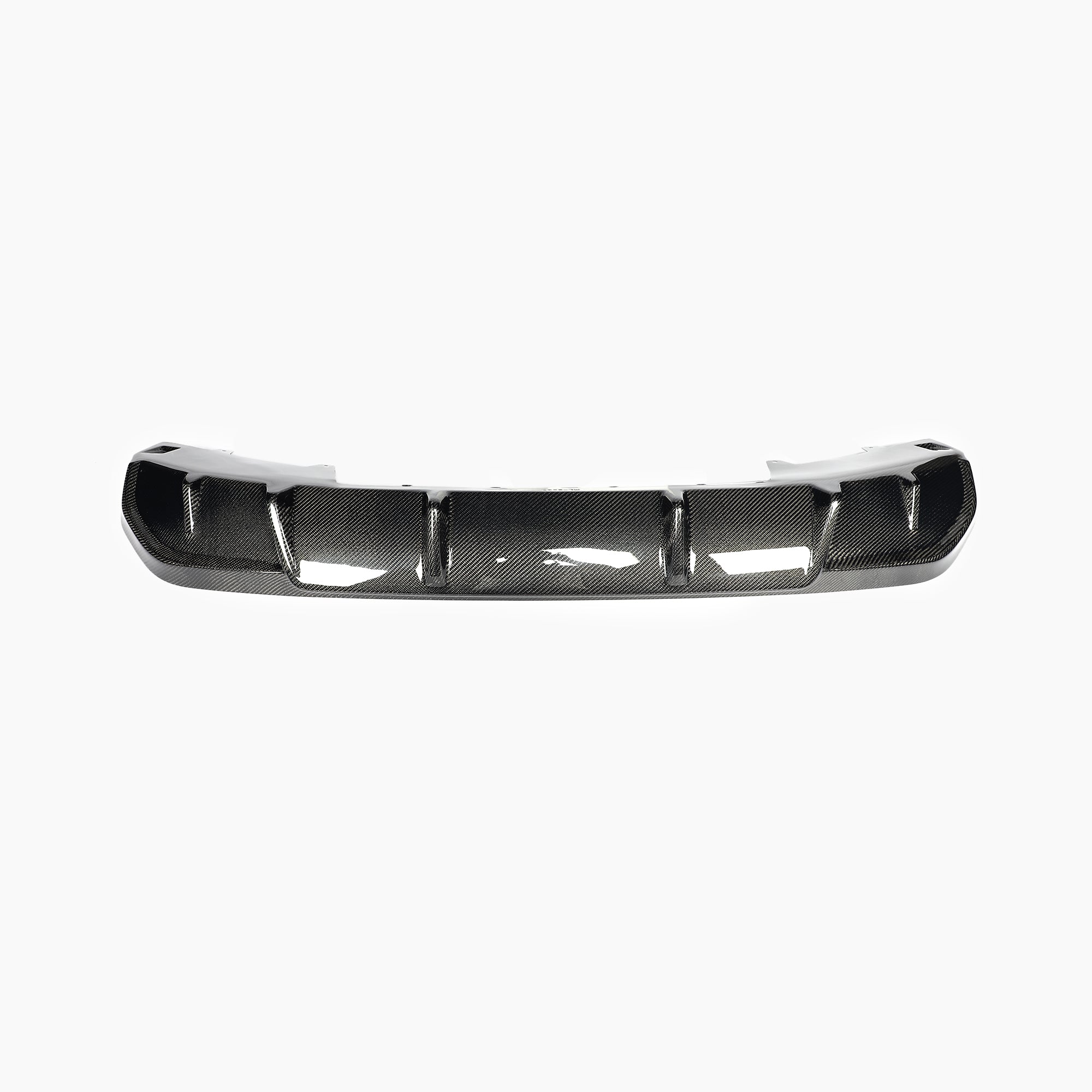 BMW 4 Series, i4 G26 Gran Coupé 3D Style Carbon Fiber Rear Diffuser - front view