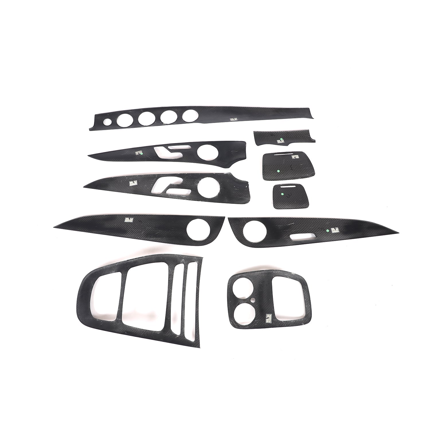 LHD Style Carbon Fiber Interior Center Trim for Mercedes Benz E-Class W213 Facelift Sedan (2021-2023)