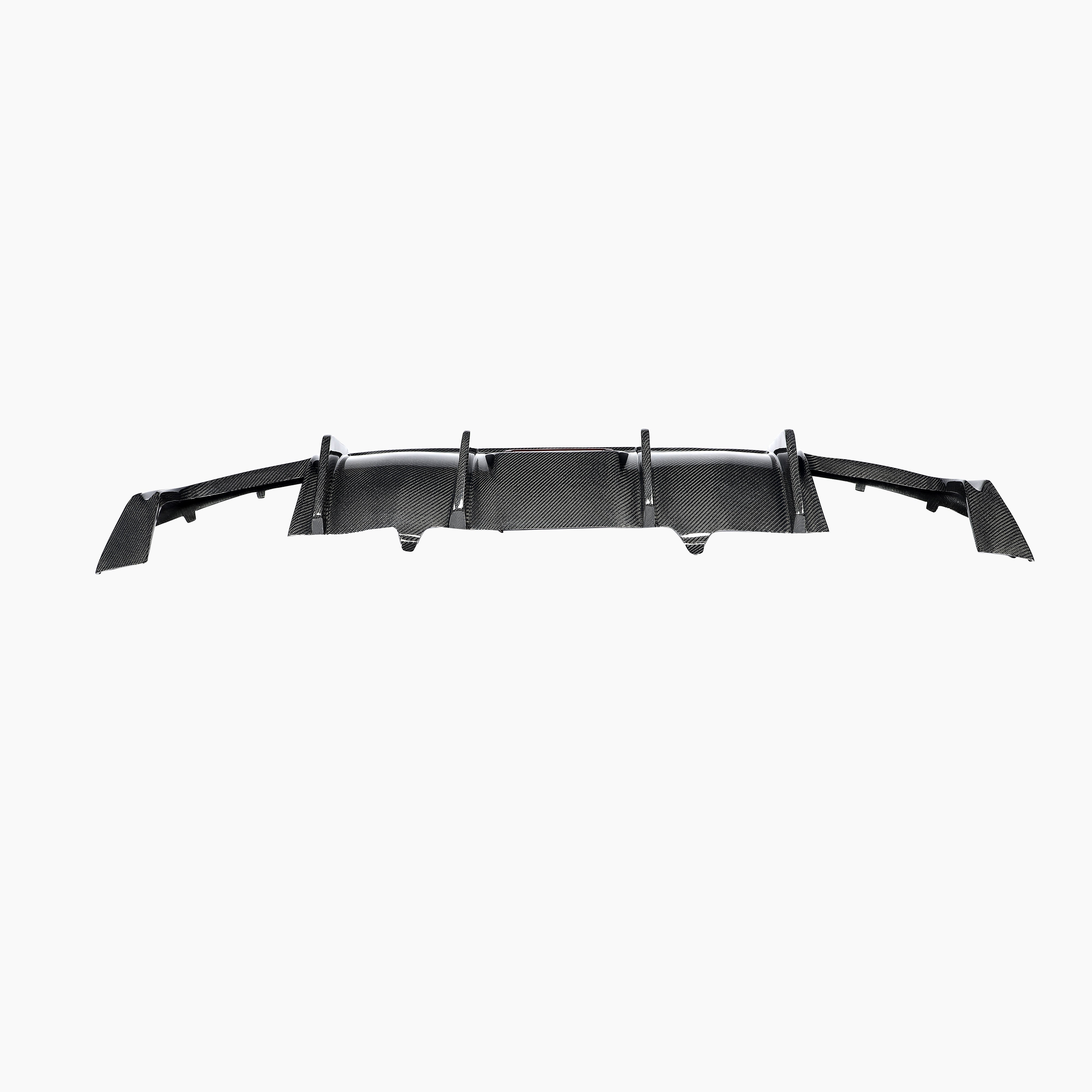 Kabul Style Carbon Fiber Rear Diffuser Dual Exhaust for Audi A4 B9 Pre-LCI (2016-2019)