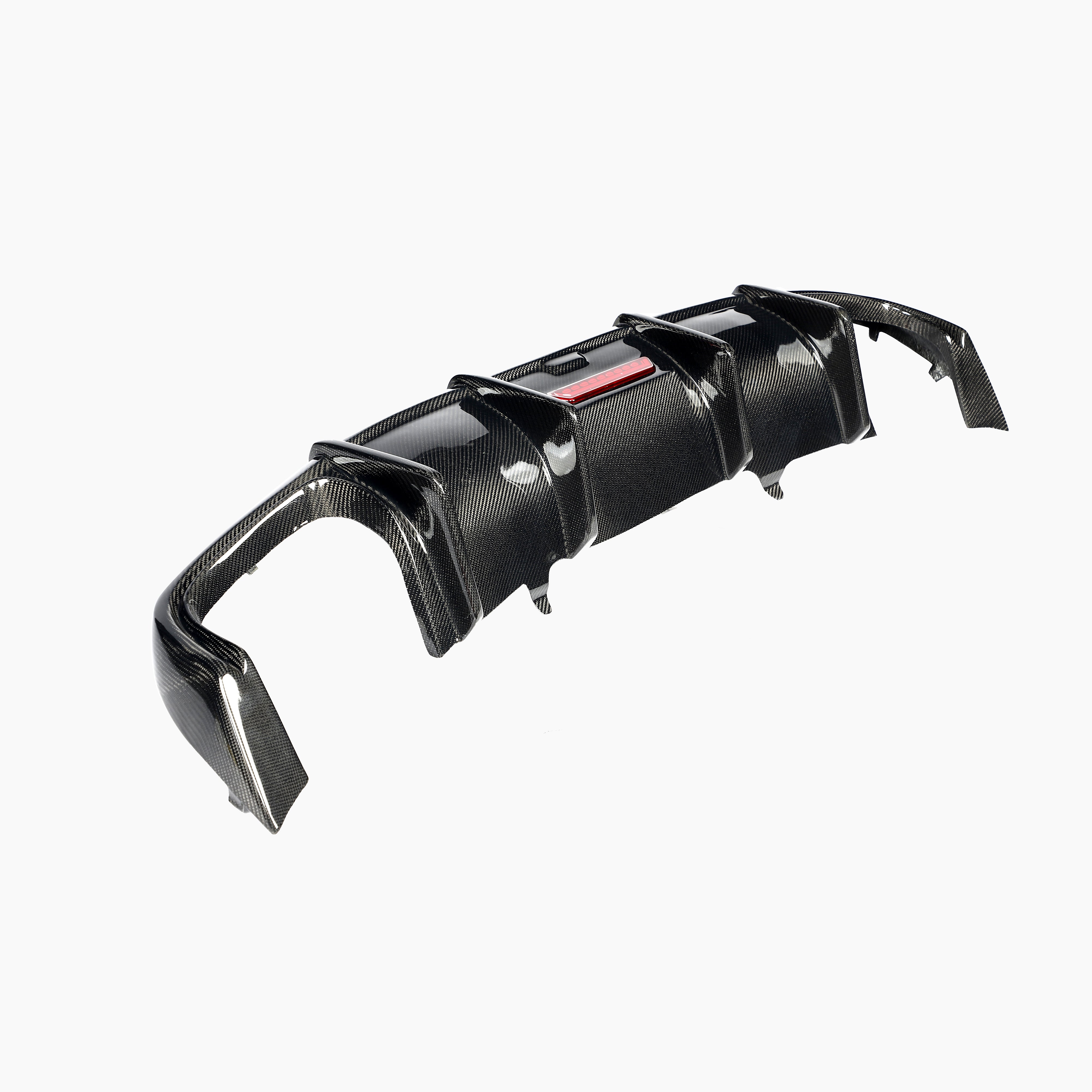 Kabul Style Carbon Fiber Rear Diffuser Dual Exhaust for Audi A4 B9 Pre-LCI (2016-2019)