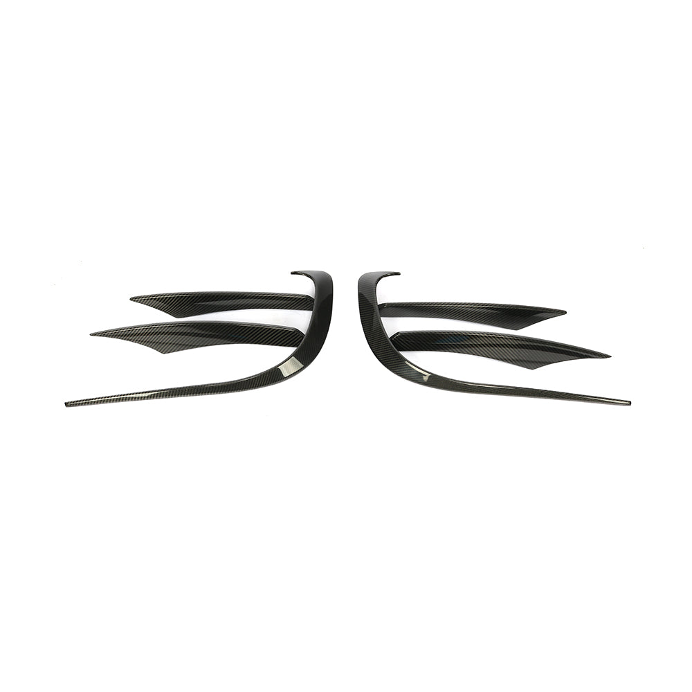 ST Style Carbon Fiber Front Splitters for Mercedes-Benz CLS C257 Pre‑Facelift (2018–2020)
