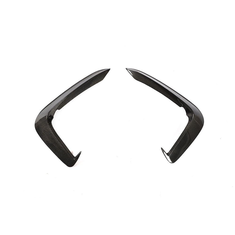 KB Style Carbon Fiber Front Canards for Audi A5 / S5 B9 Pre-LCI (2017-2019)