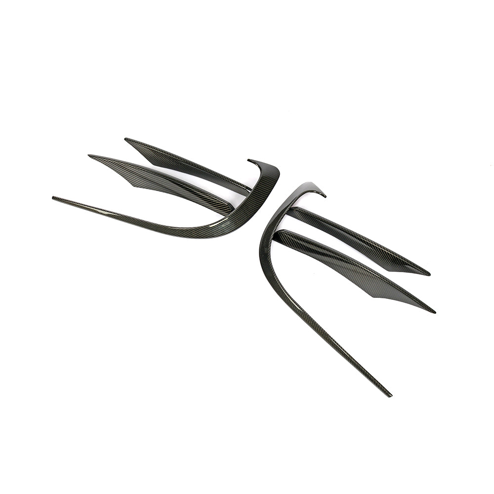 ST Style Carbon Fiber Front Splitters for Mercedes-Benz CLS C257 Pre‑Facelift (2018–2020)