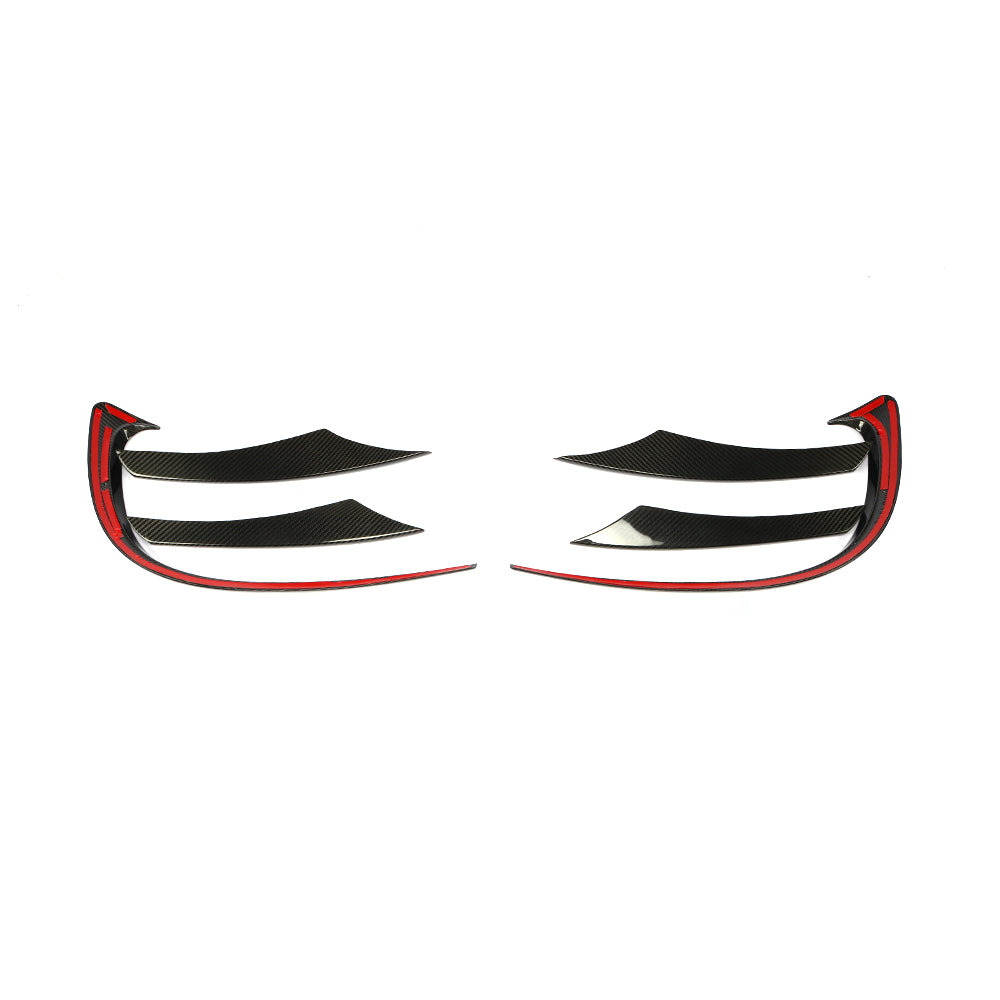 ST Style Carbon Fiber Front Splitters for Mercedes-Benz CLS C257 Pre‑Facelift (2018–2020)