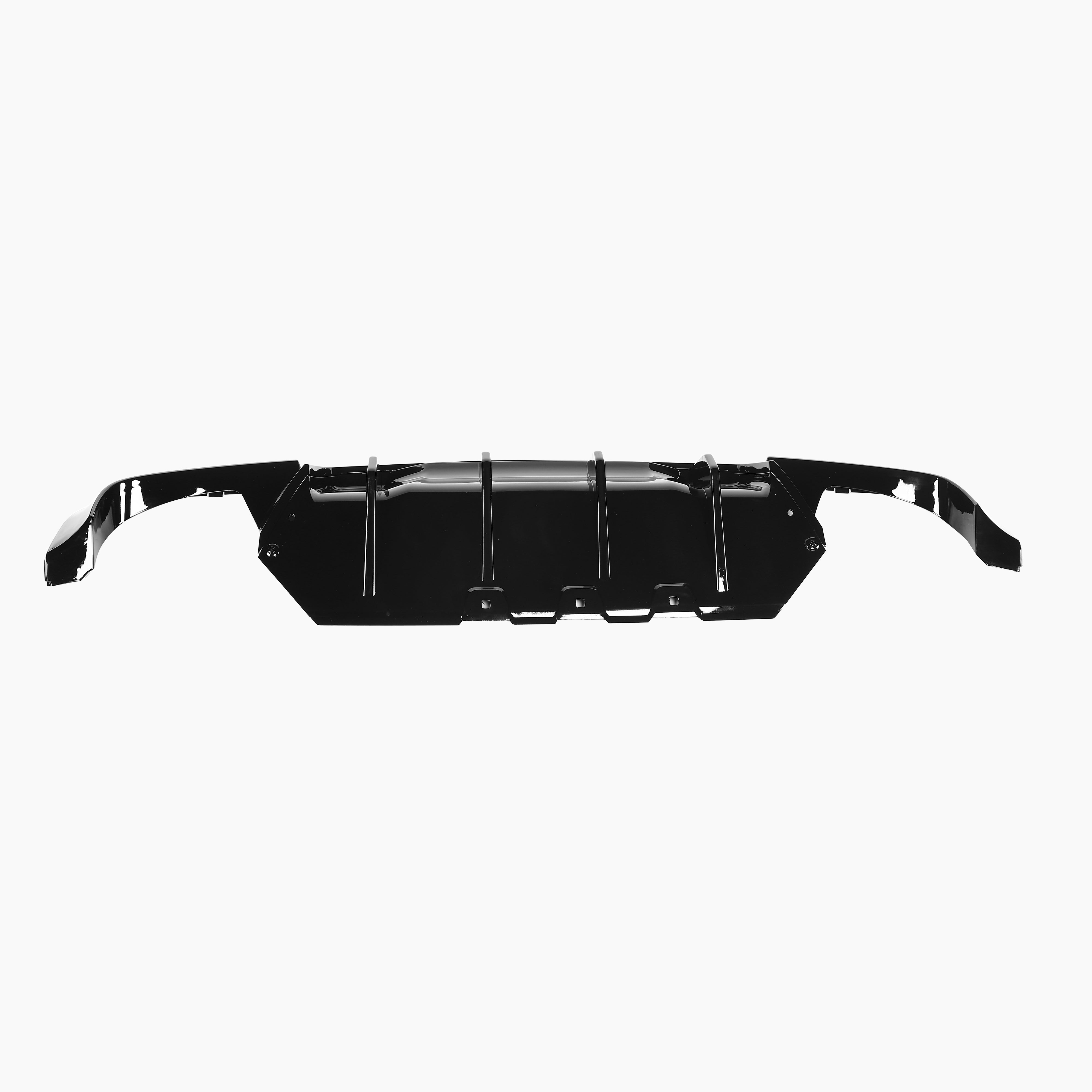 Gloss Black Diffuser for BMW 5 Series F10(2010-2017)(Double Dual Out)