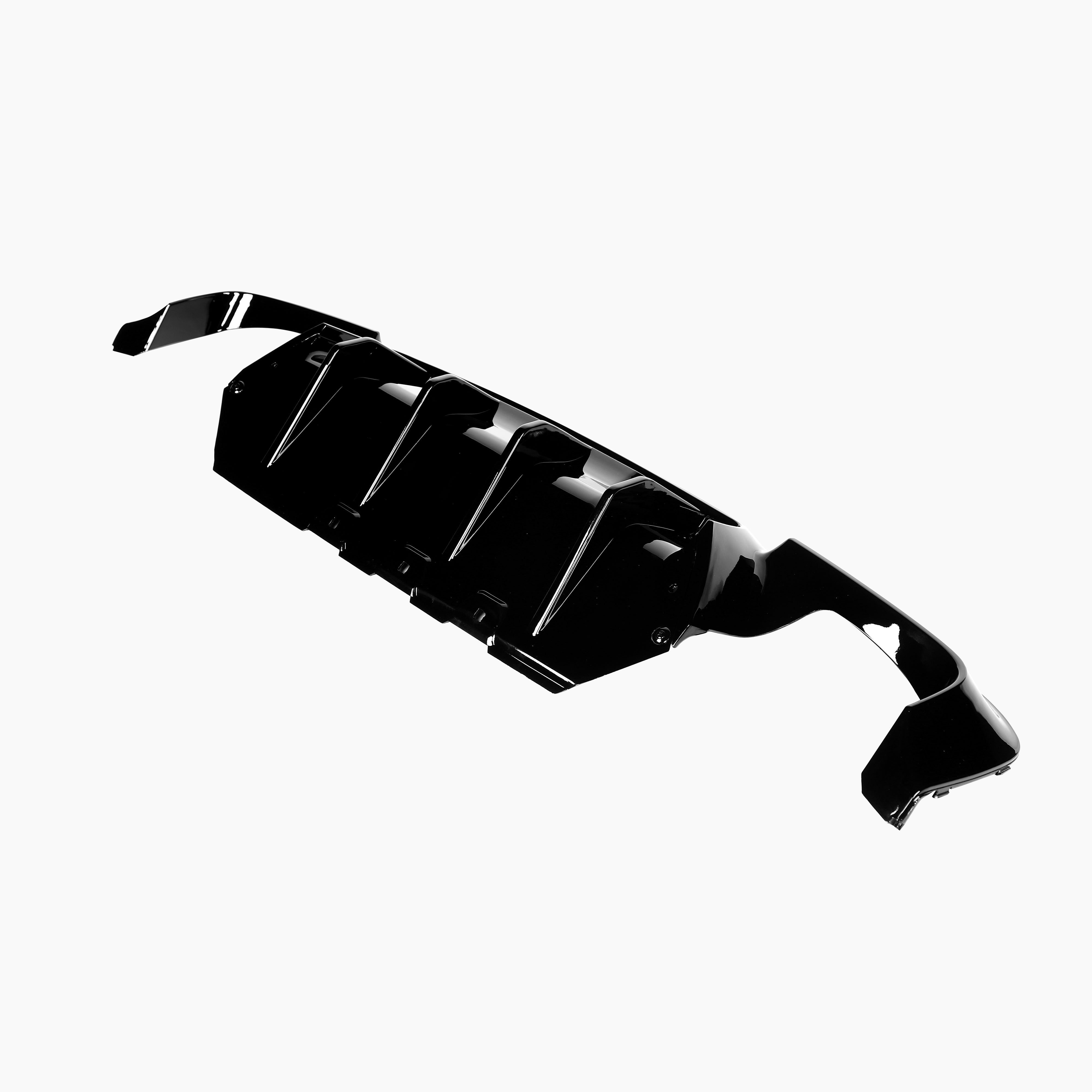 Gloss Black Diffuser for BMW 5 Series F10(2010-2017)(Double Dual Out)