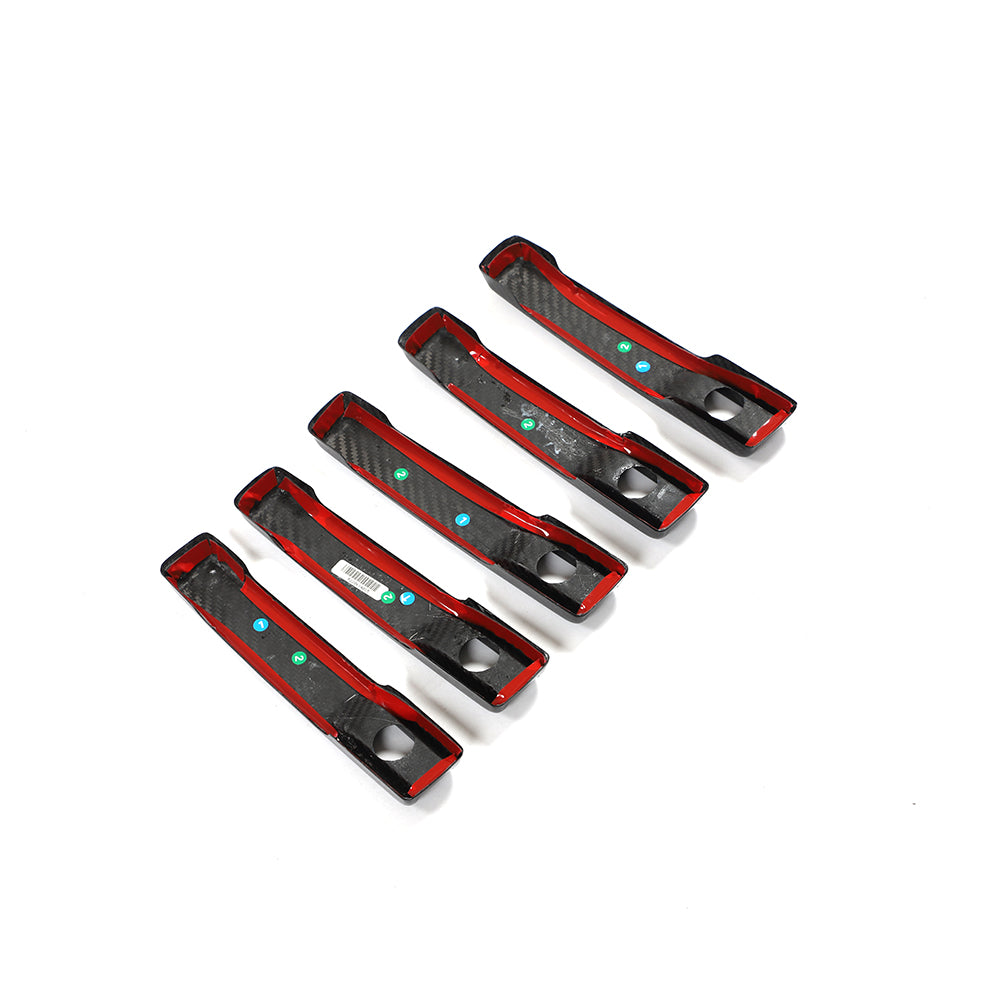 ST Style Carbon Fiber Door Handle Cover For Mercedes Benz G‑Class W463 (2013-2018)