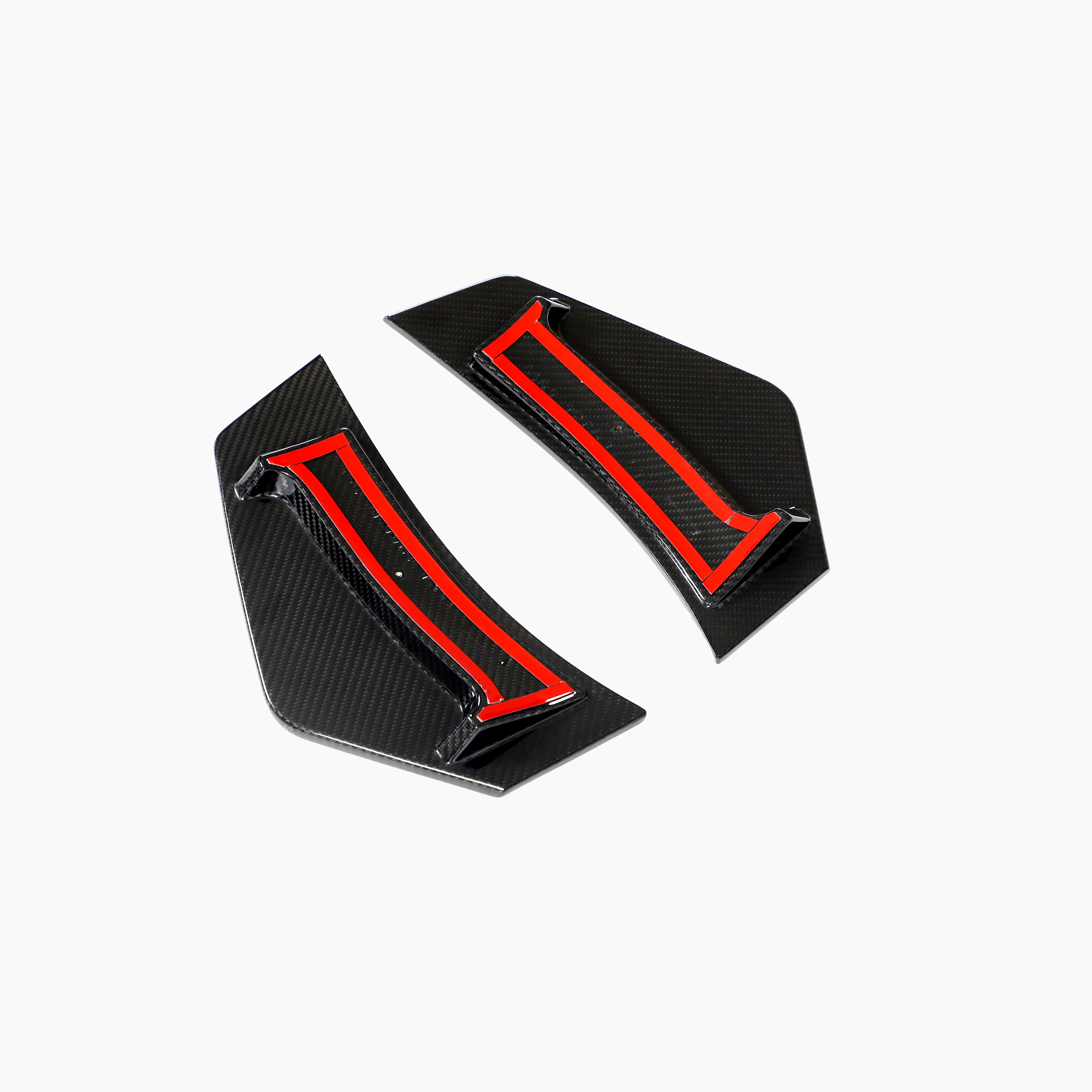 Performance Style Carbon Fiber Rear Splitters For Audi R8 4S LCI (2019–2023)