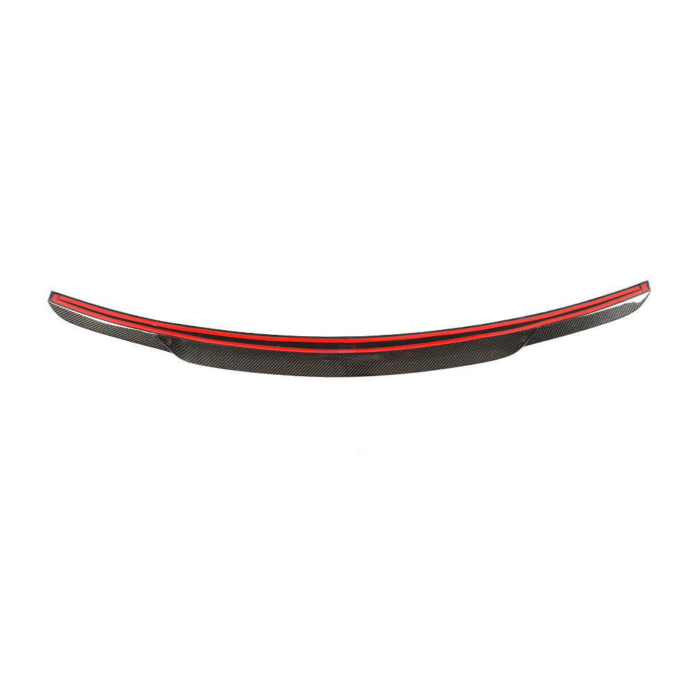 B Style Carbon Fiber Trunk Spoiler For Mercedes Benz S‑Class W222 Pre‑Facelift,Facelift (2014–2020)