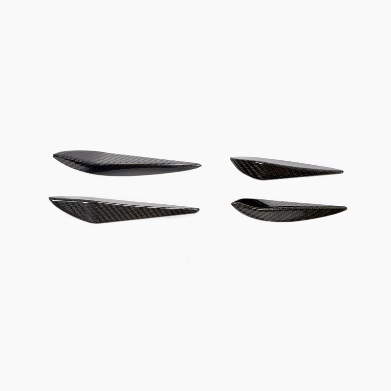 BMW M3 G80/G81 M4 G82/G83 Performance Style Carbon Fiber Front Canards  - front view