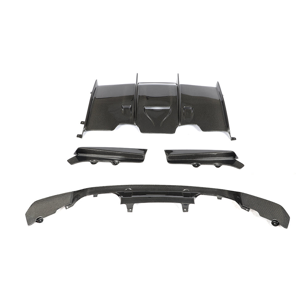 PSM Style Carbon Fiber Rear Diffuser for BMW M3 F80 M4 F82/F83 (2014-2020)