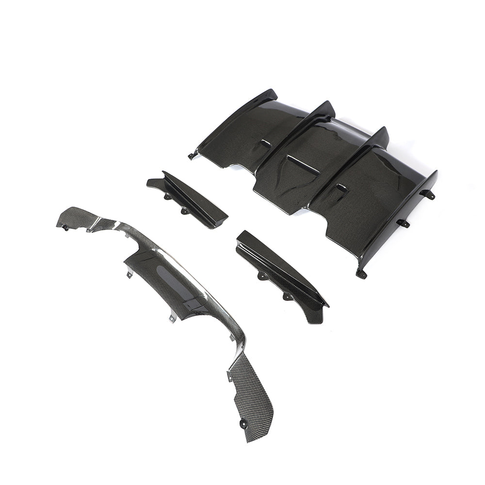 PSM Style Carbon Fiber Rear Diffuser for BMW M3 F80 M4 F82/F83 (2014-2020)