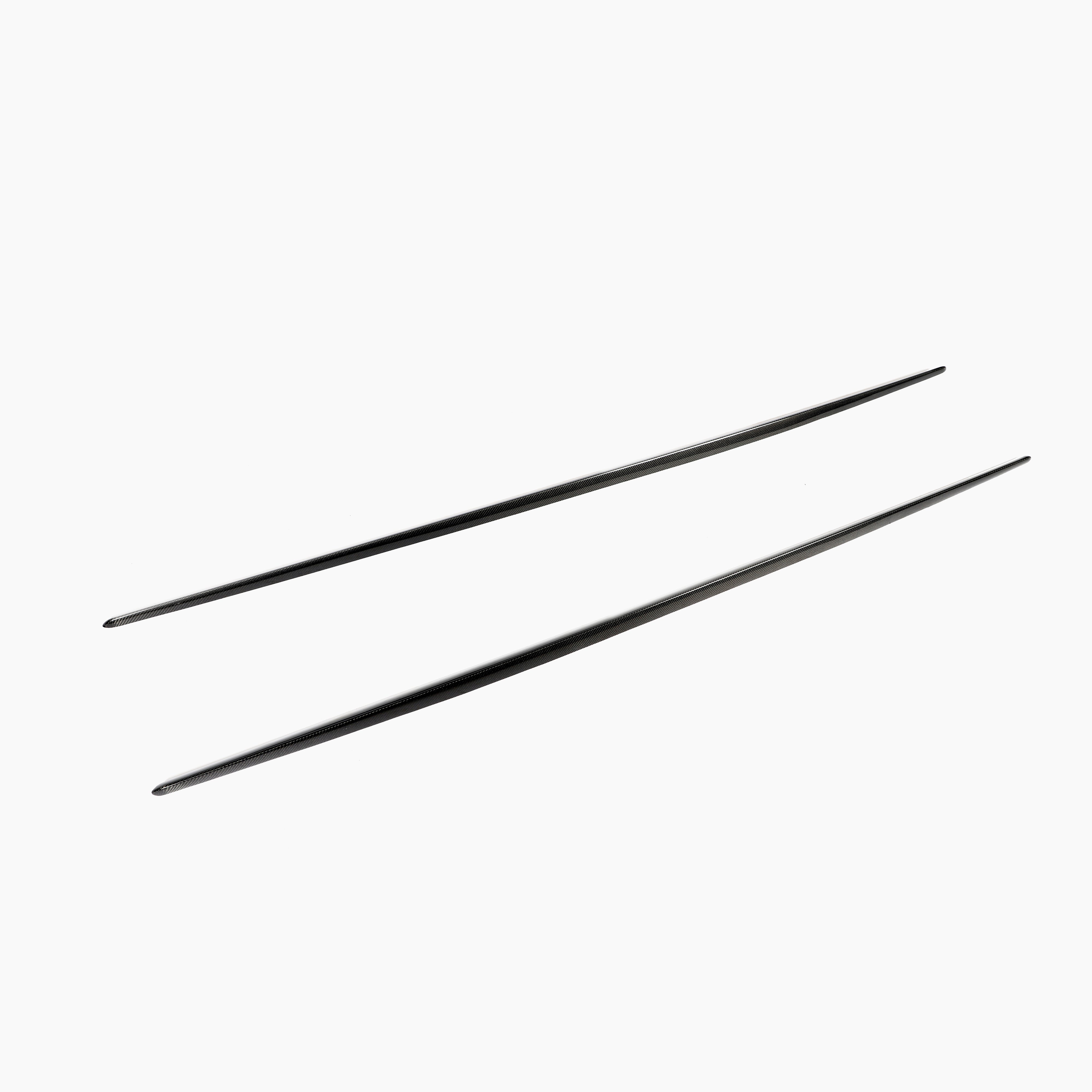 ST Style Carbon Fiber Side Skirts For Mercedes Benz S‑Class W222 Pre‑Facelift (2014–2017)