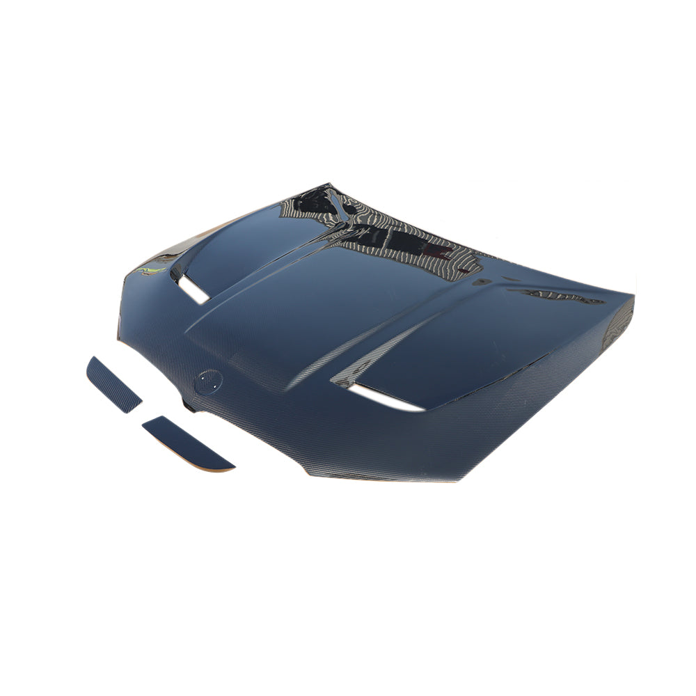 ST Style Carbon Fiber Front Hood Engine Bonnet Cover for BMW 5 Series M5 F90 Pre-LCI&LCI (2017-2023)