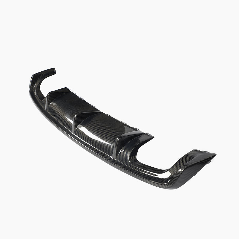 ST Style Carbon Fiber Rear Diffuser(Dual Exhaust) for Audi A3/S3 8V Pre-LCI Base (2012–2016)