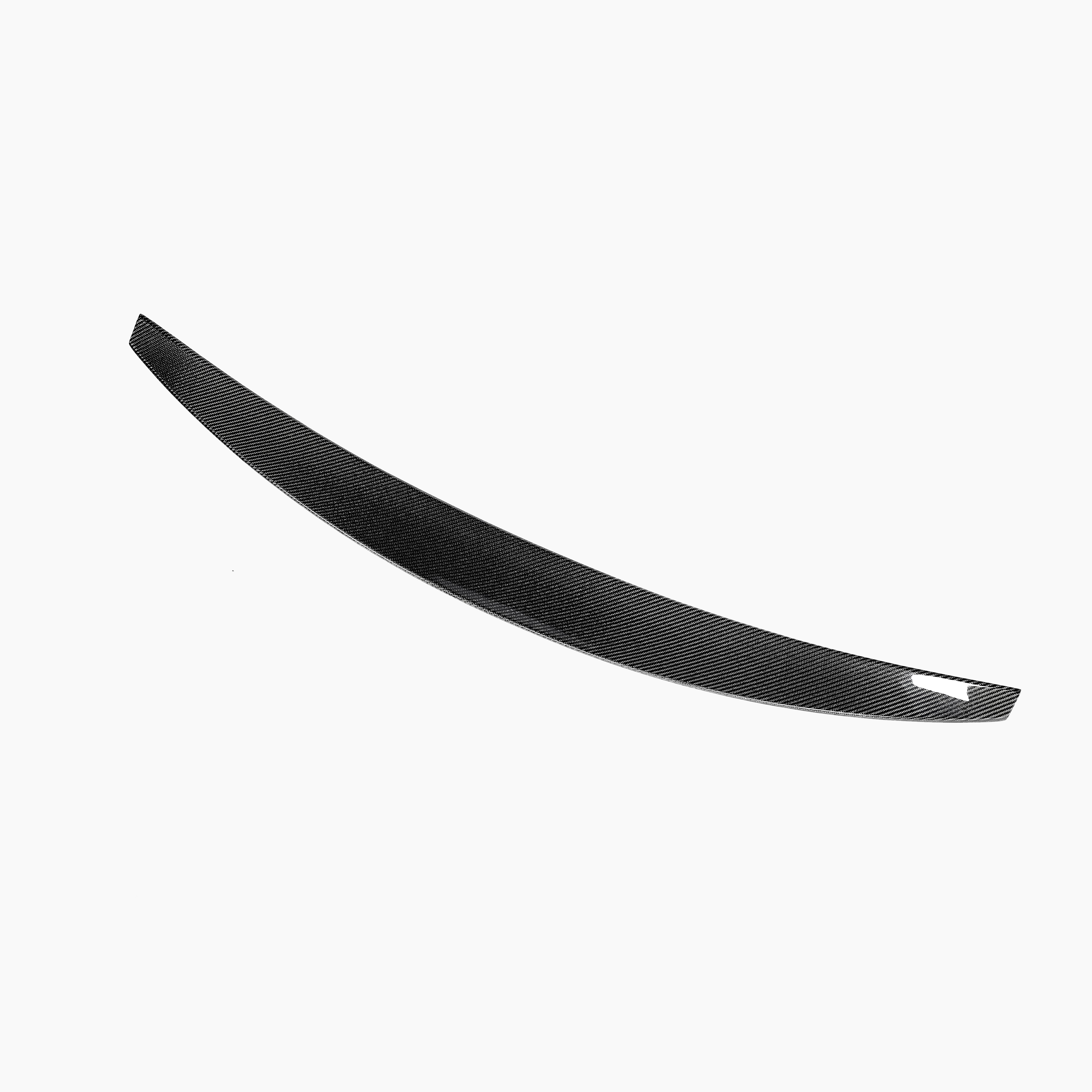 Audi A4/S4 B9/B9.5 HK Style Carbon Fiber Rear Spoiler - front view