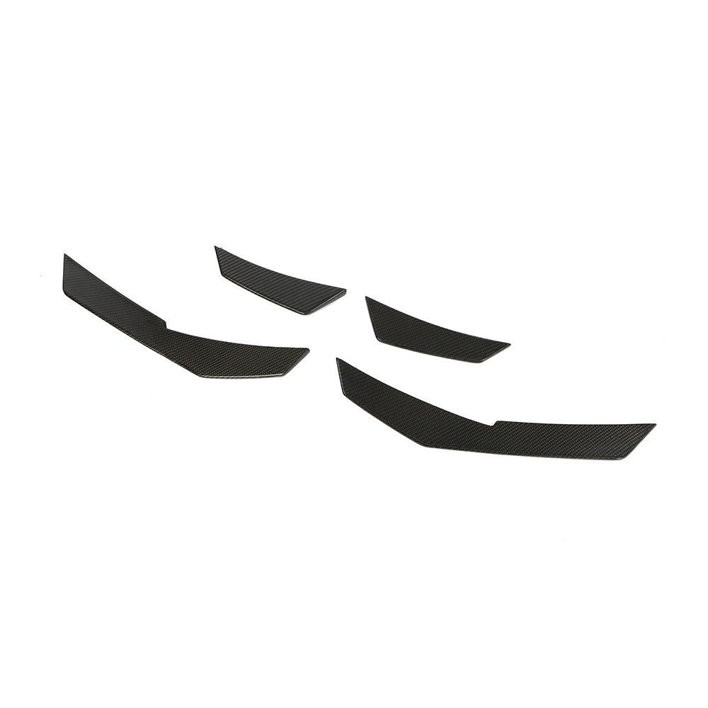ST Style Carbon Fiber Front Canards For Audi R8 4S Pre‑LCI (2016–2018)