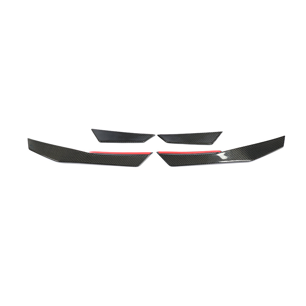 ST Style Carbon Fiber Front Canards For Audi R8 4S Pre‑LCI (2016–2018)