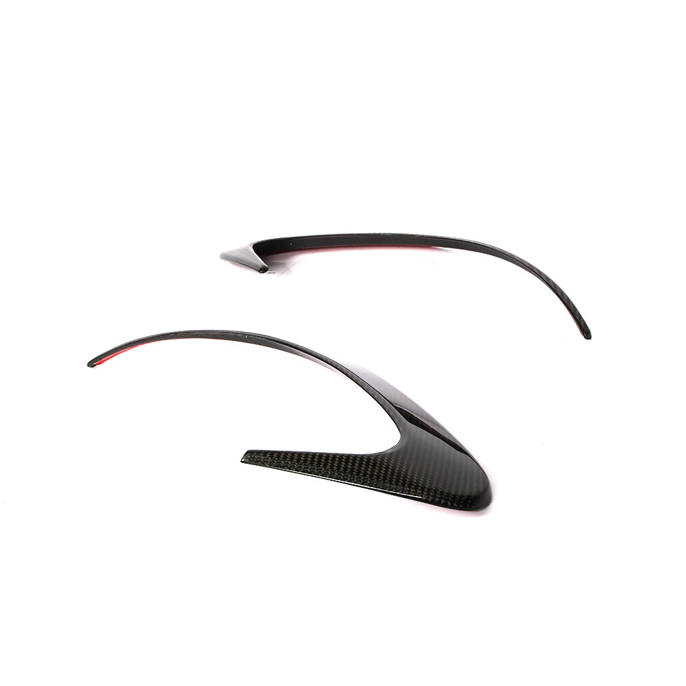 ST Style Carbon Fiber Rear Splitter Canards for Mercedes-Benz CLS C257 Pre‑Facelift (2018–2020)
