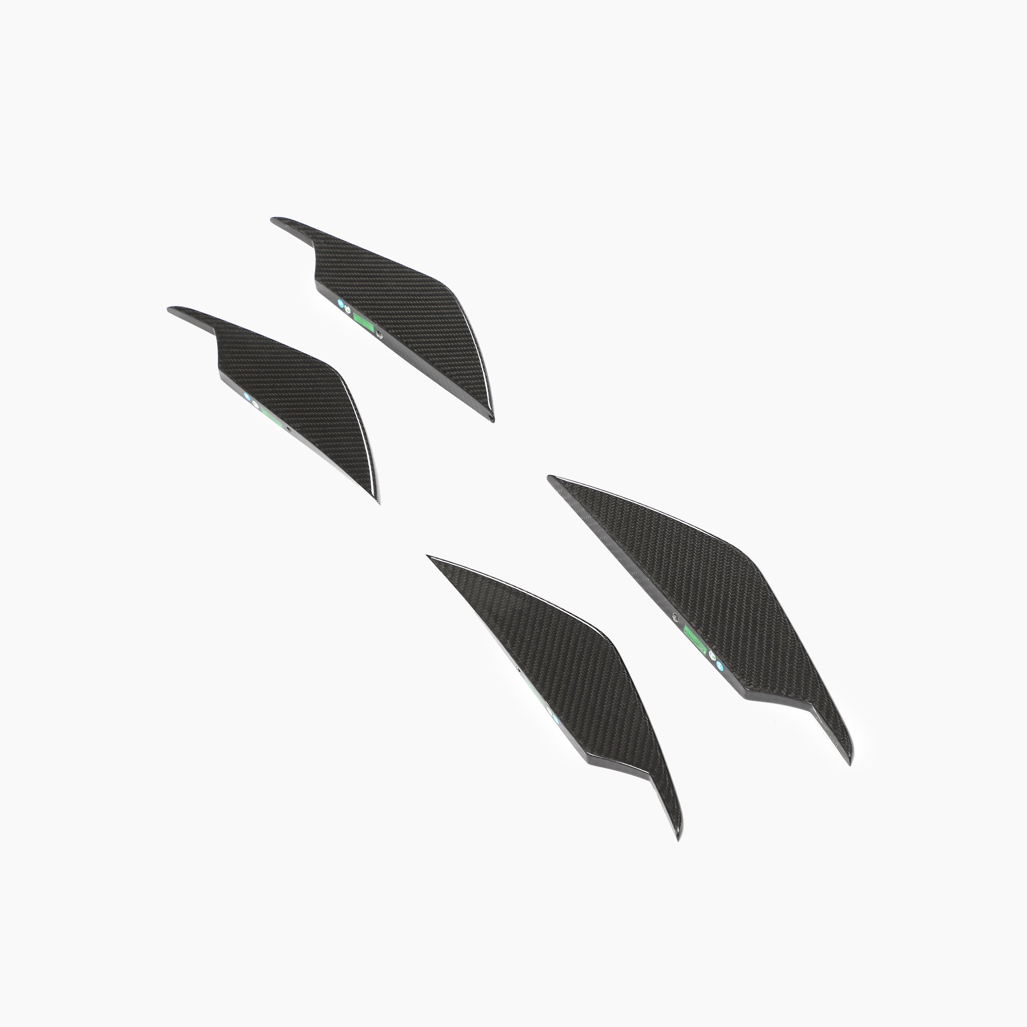 AC Style Carbon Fiber Front Canards for BMW M3 G80/G81 M4 G82/G83 (2021+)