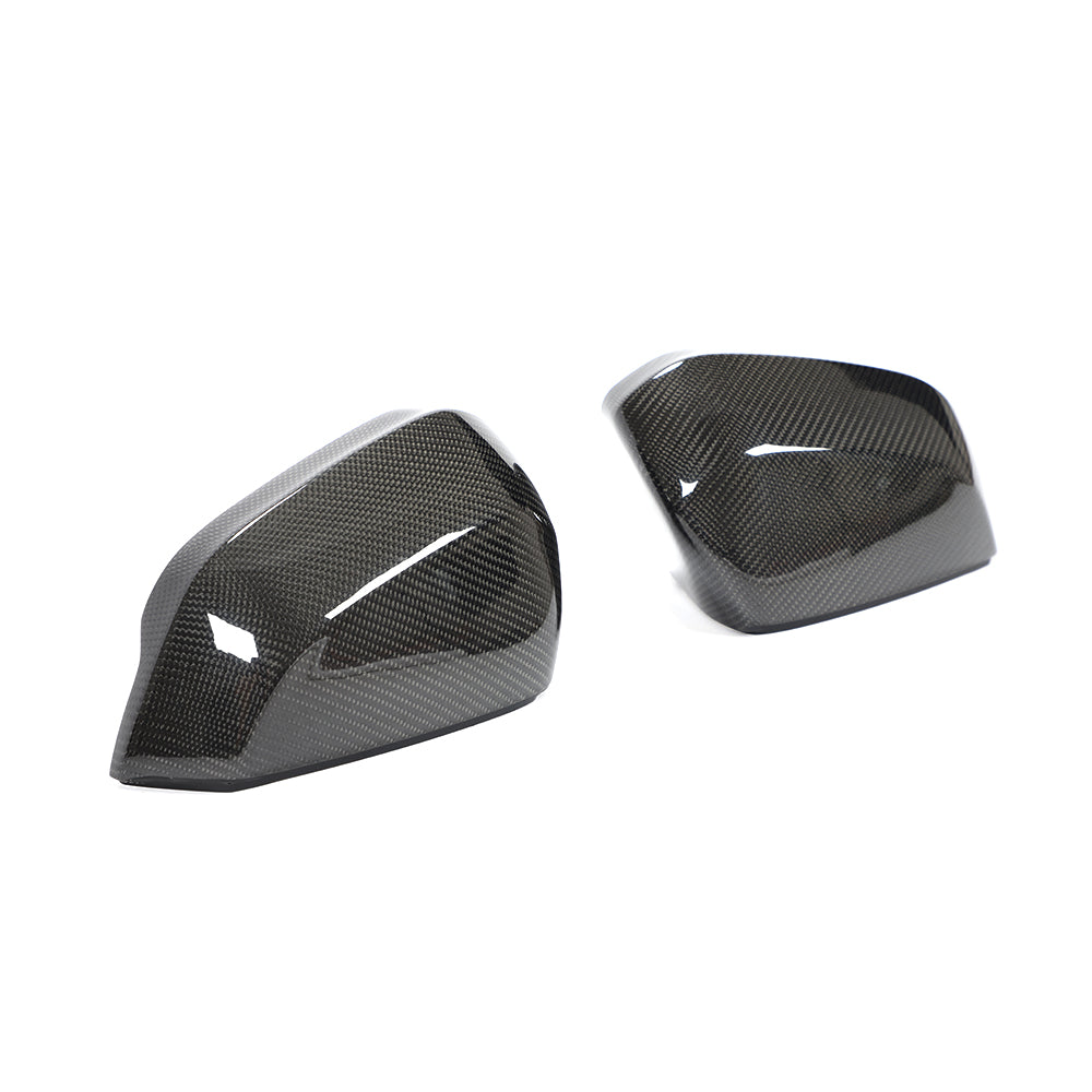 Carbon Fiber Mirror Cover Caps for AUDI Q3 F3(2019-2024)(Without Lane Assist)
