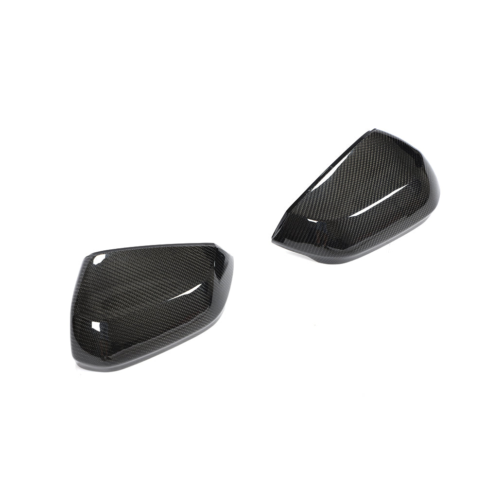Carbon Fiber Mirror Cover Caps for AUDI Q3 F3(2019-2024)(Without Lane Assist)
