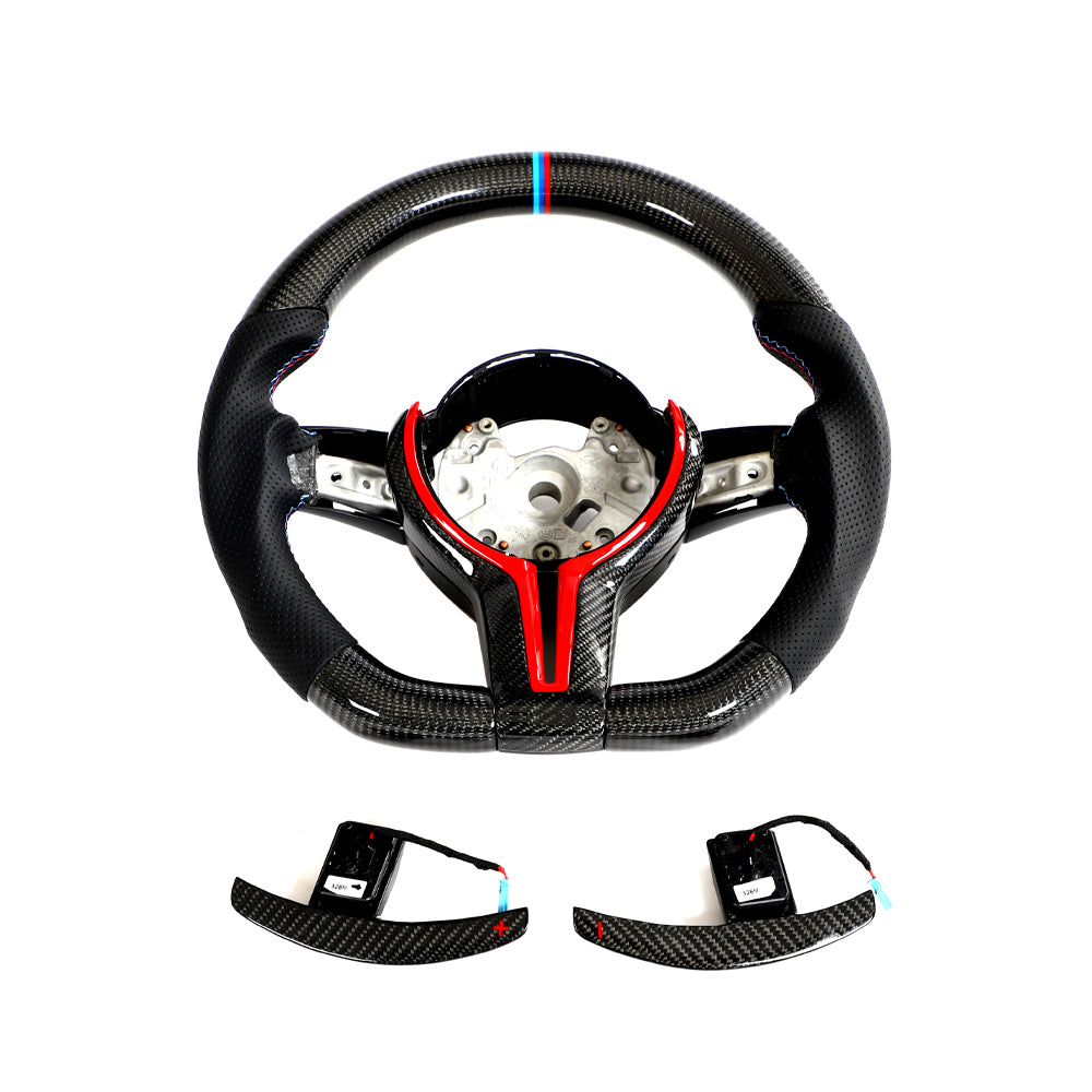 ST Style Carbon Fiber Steering Wheel for BMW X6 (2014-2019)