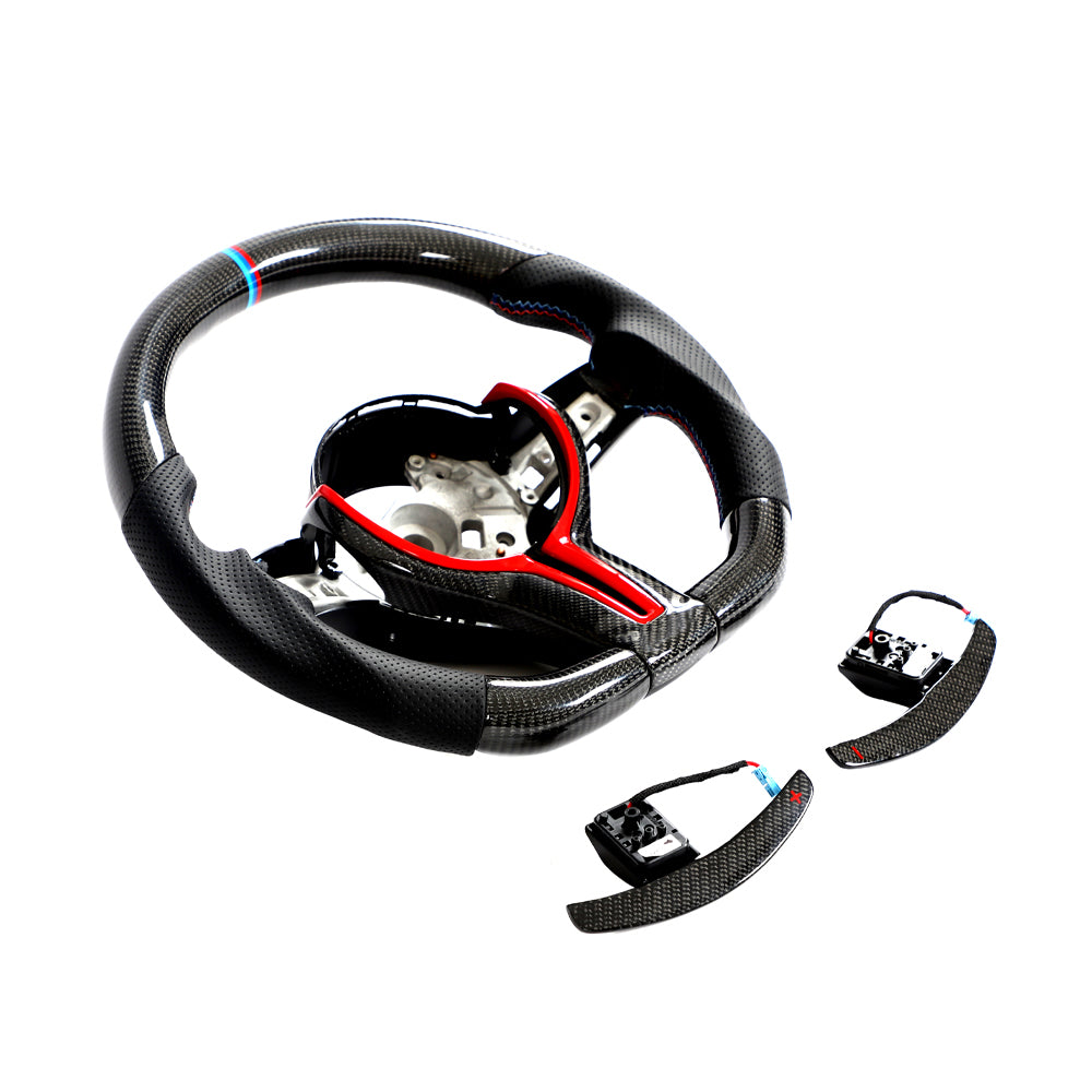 ST Style Carbon Fiber Steering Wheel for BMW X6 (2014-2019)