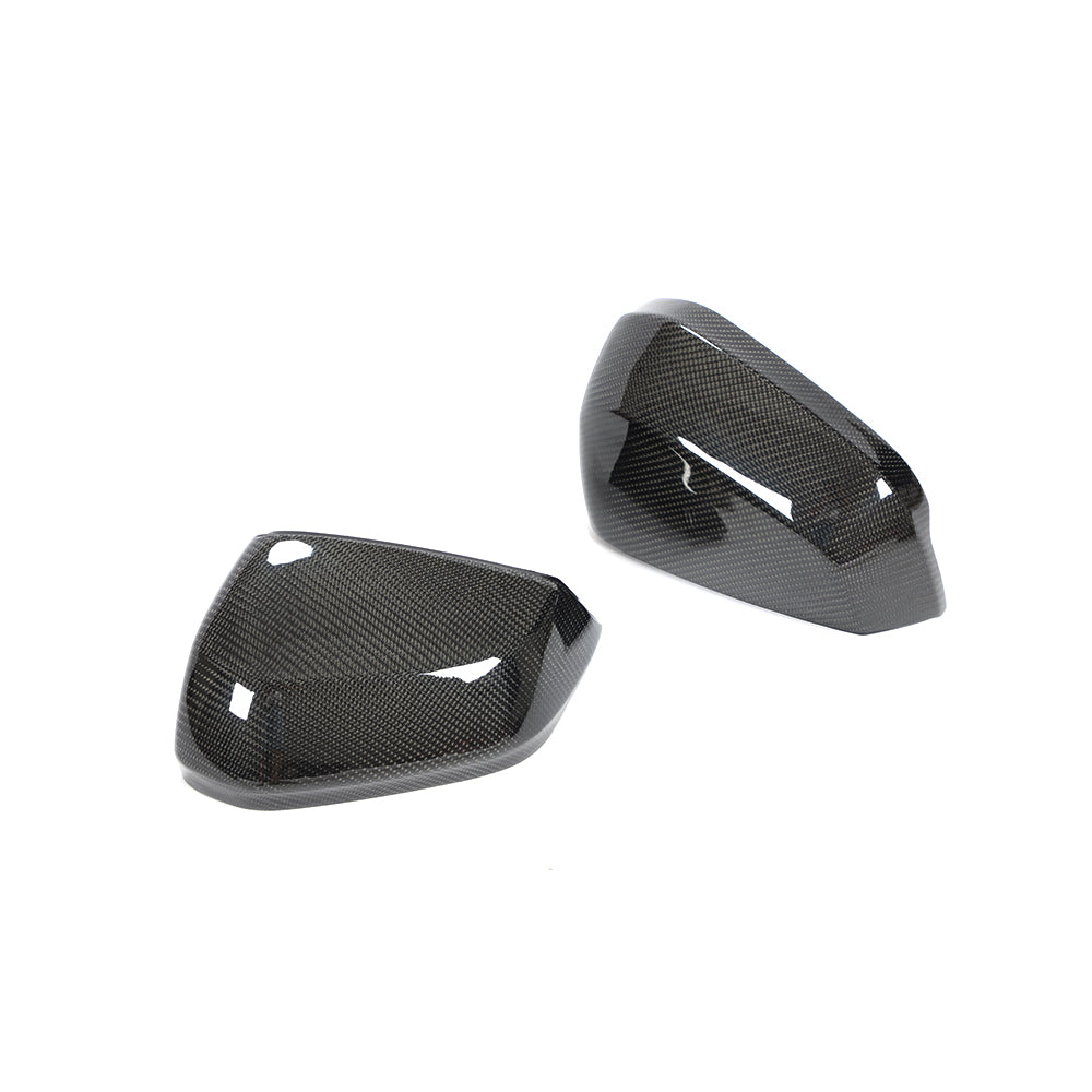Carbon Fiber Mirror Cover Caps for AUDI Q3 F3(2019-2024)(Without Lane Assist)
