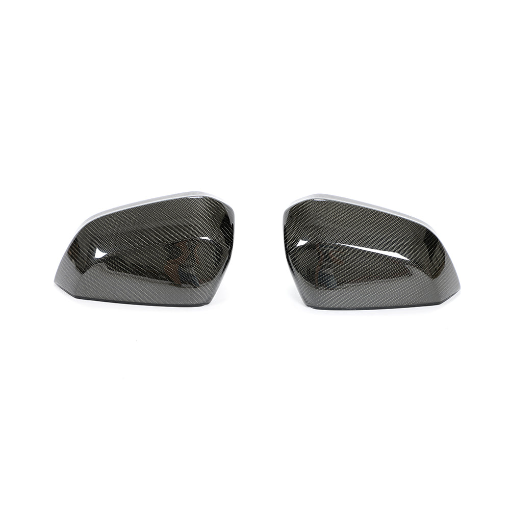 Carbon Fiber Mirror Cover Caps for AUDI Q3 F3(2019-2024)(With Lane Assist)