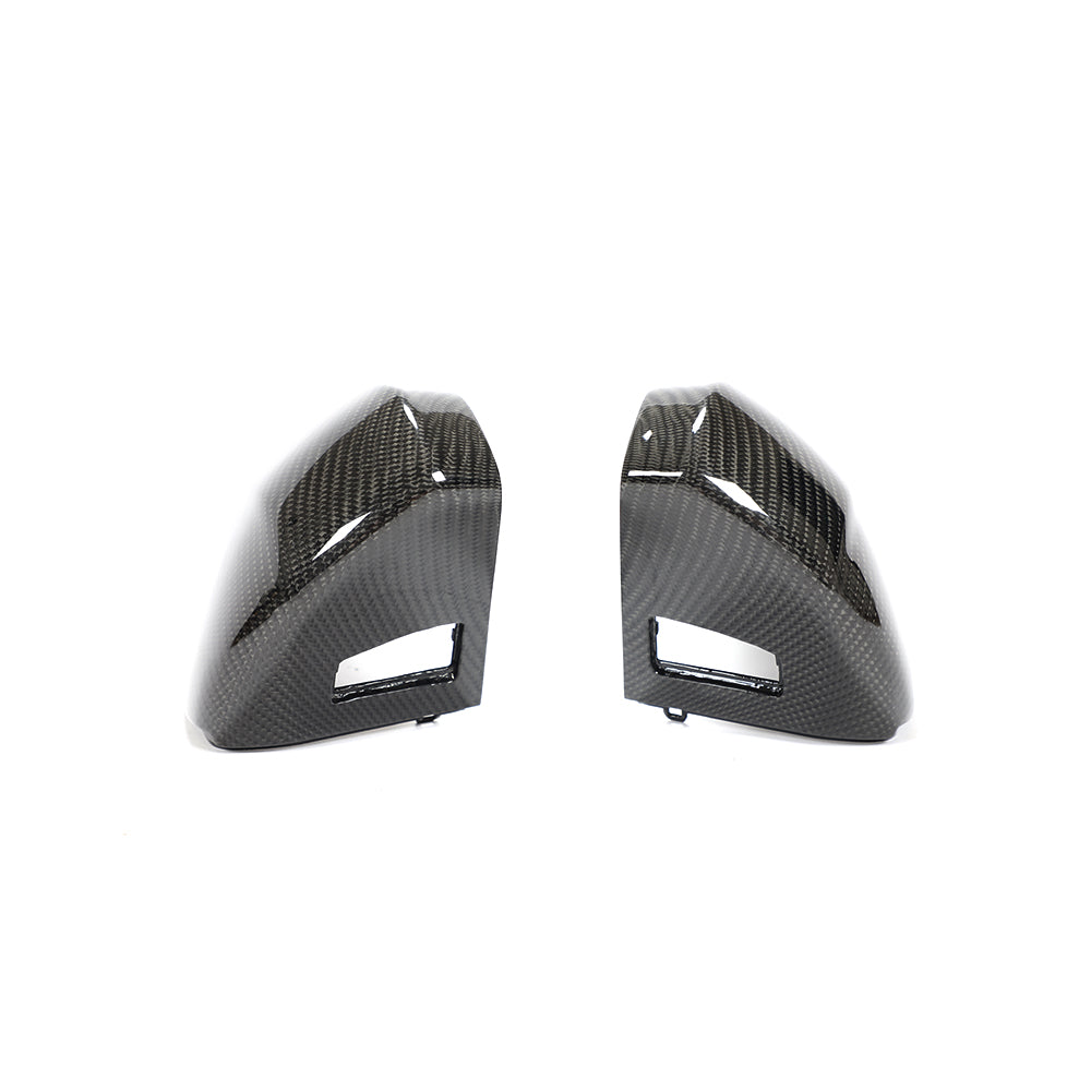 Carbon Fiber REPLACEMENT Mirror Cover Caps for Audi Q3 F3(2019-2024)(Without Lane Assist)