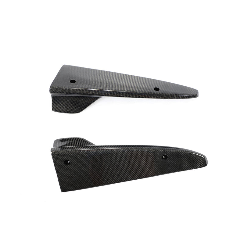 Mercedes Benz C class W205 C63 AMG sedan   Style Carbon Fiber Rear Bumper Lip Splitters Aprons Flaps