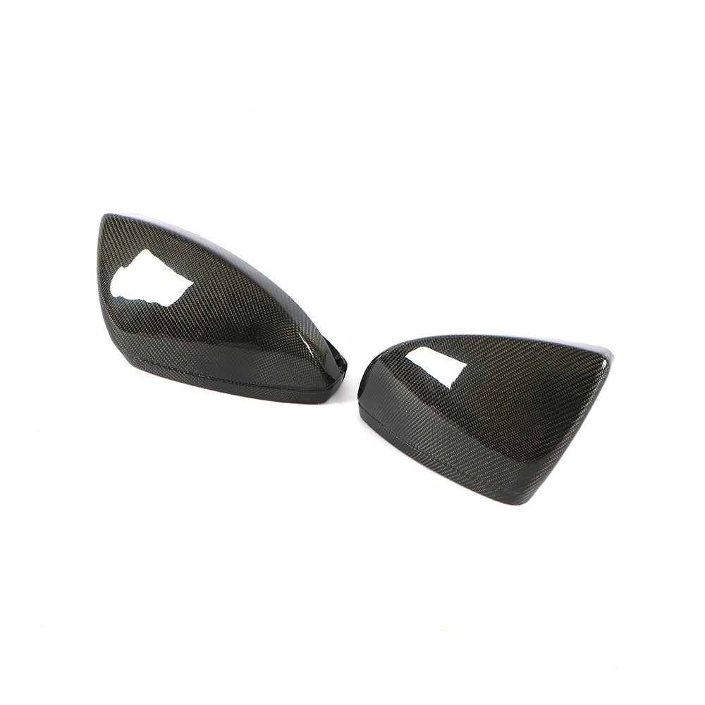 Carbon Fiber Mirror Cover Caps for AUDI A6/A7 (2019-2024)(Without Lane Assist)