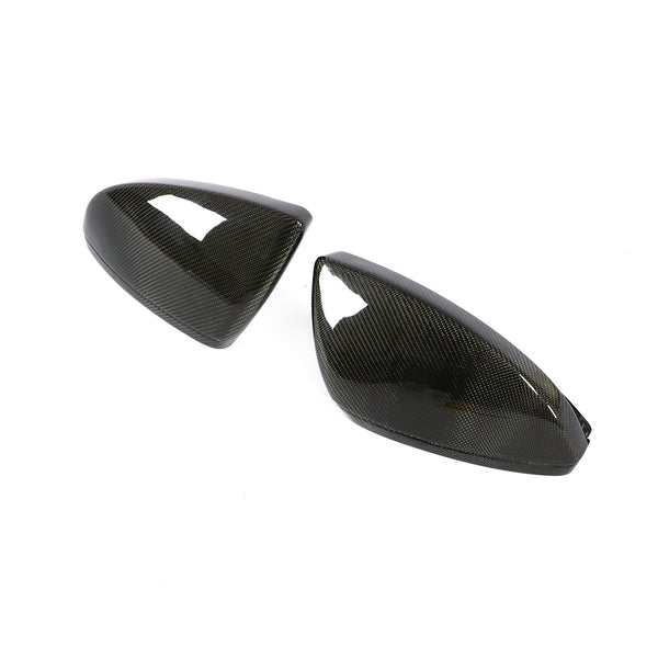 Carbon Fiber REPLACEMENT Mirror Caps For Audi A6/A7/A8(2019-2024)