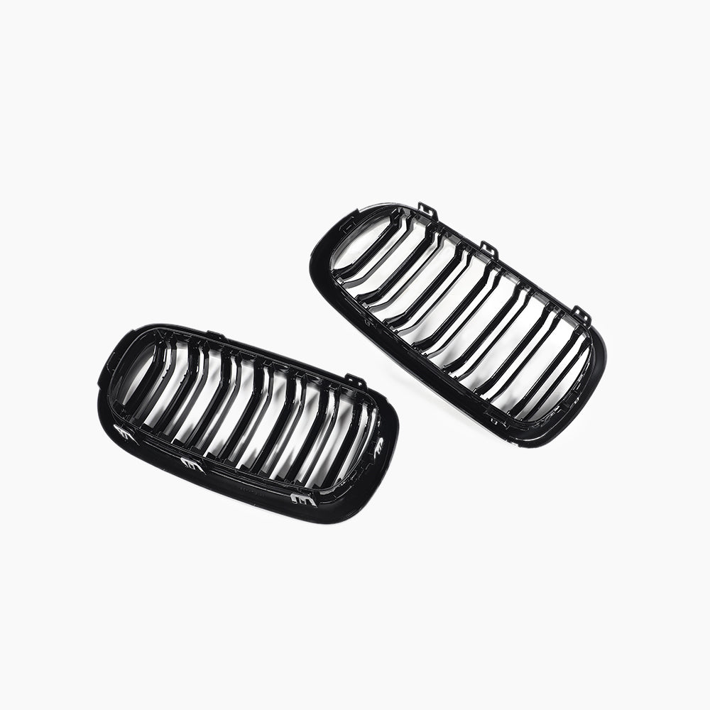 Dual Slat Gloss Black Front Grille for BMW X5 F15 (2013–2018)