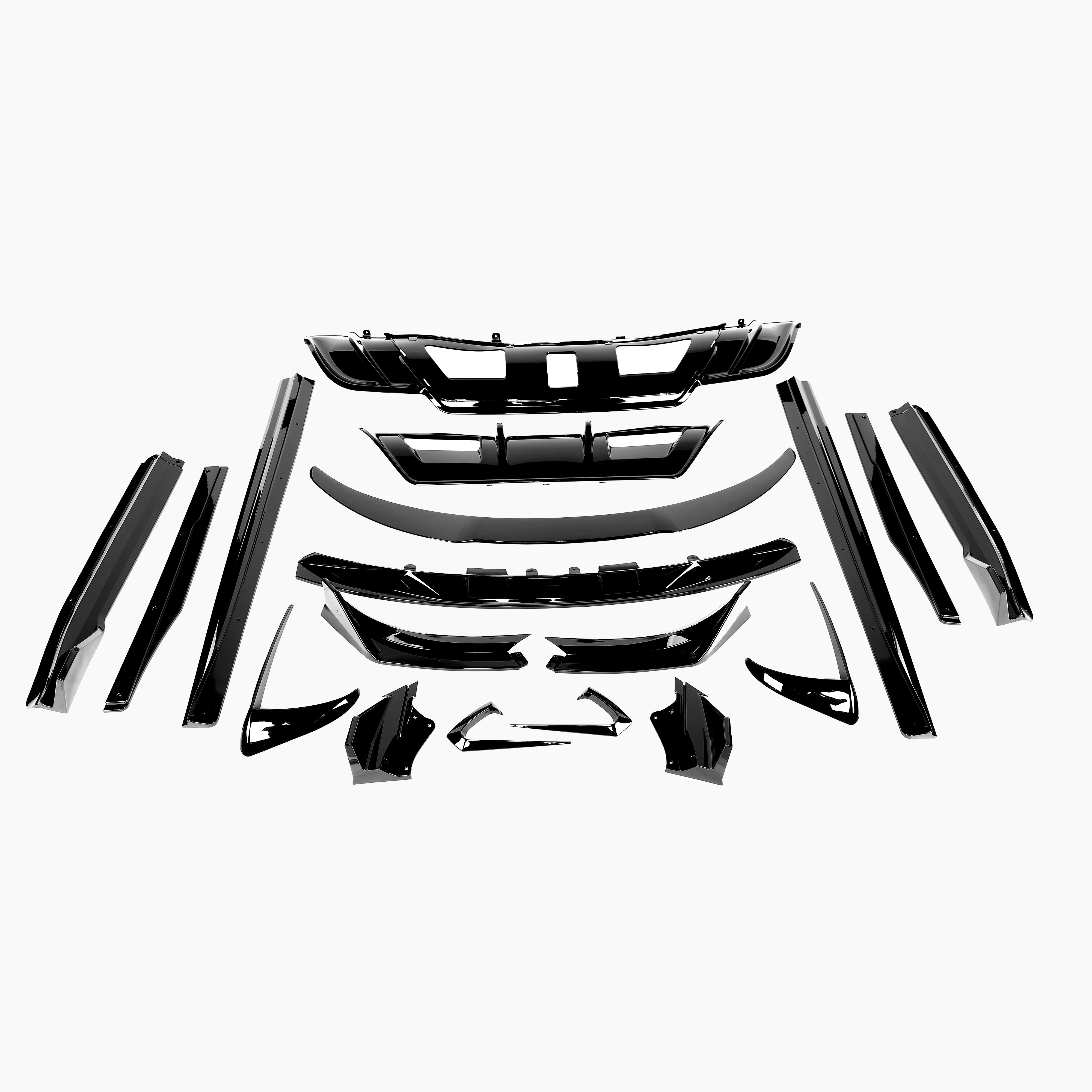 Turbo Style Gloss Black Aero Kit For Model 3(2018-2023)