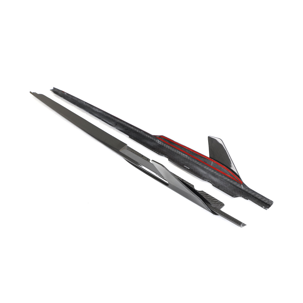 Capristo Style Carbon Fiber Side Skirts For Audi R8 4S LCI (2019–2023)
