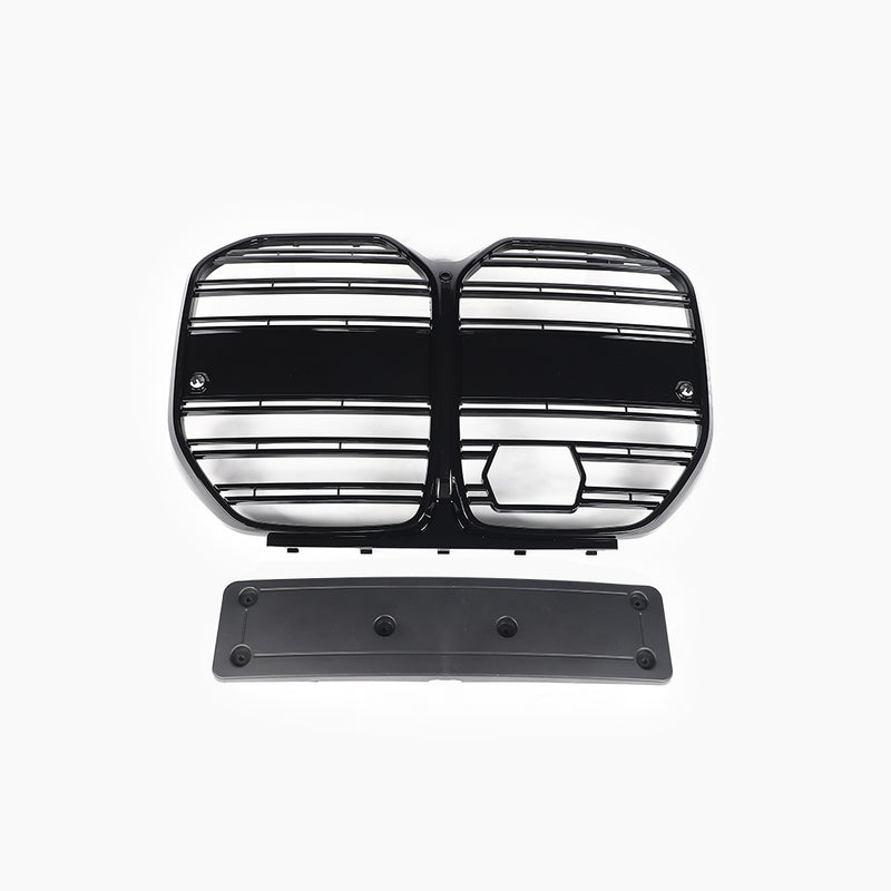 Double Slat Gloss Black Front Grille For BMW 4 Series g26(2021-present)