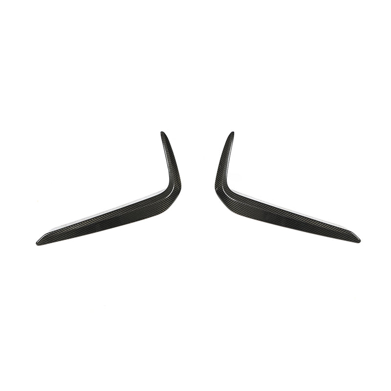 BMW 5 Series G30, G31 Pre-LCI Sedan M Sport  ST Style Carbon Fiber Front Canards