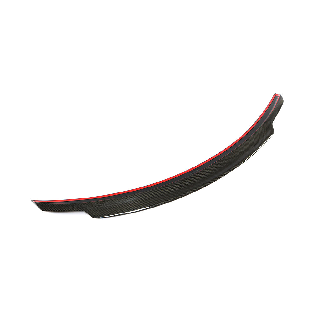 C74 style Carbon Fiber Highkick Trunk Spoiler Wing For Mercedes Benz C class W205/C43 C450 C63 AMG(2014-2018)