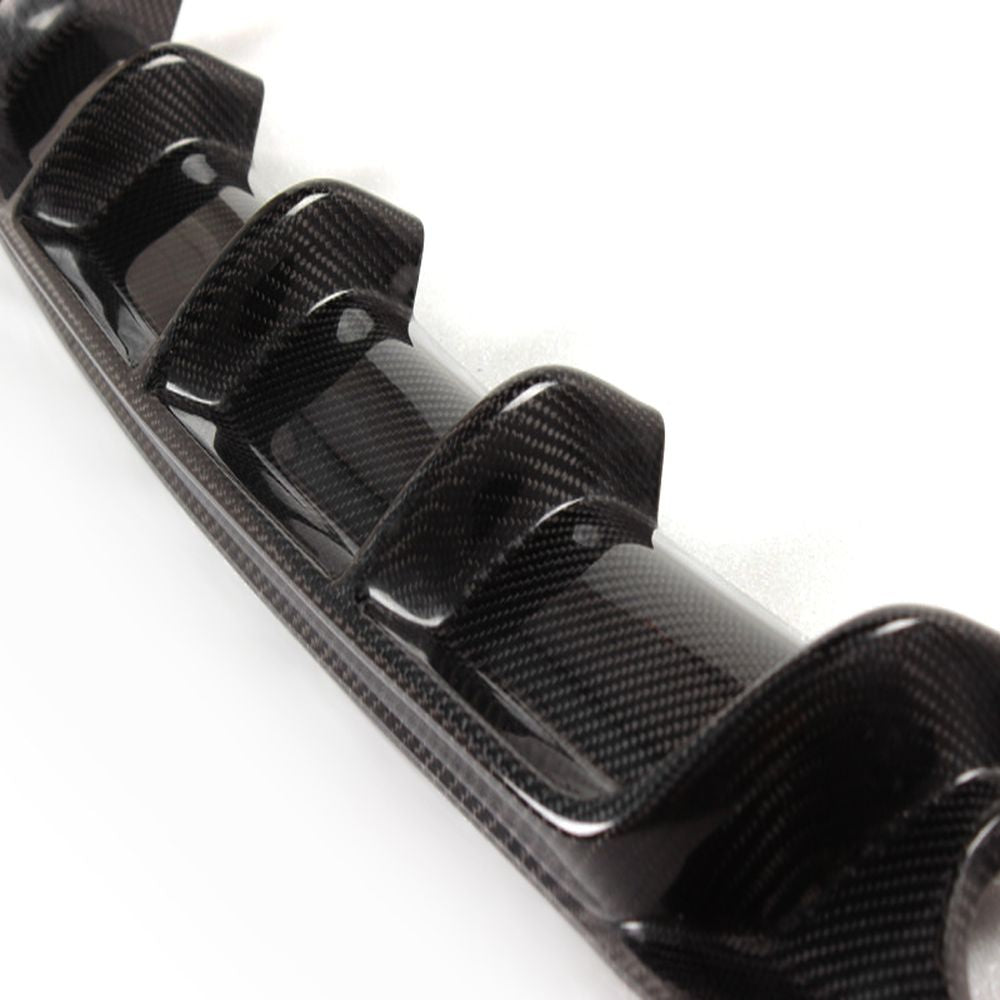 ST Style Carbon Fiber Rear Diffuser for BMW 3 Series F30 M Sport (2012-2019) Quad Muffler Twin Outlet