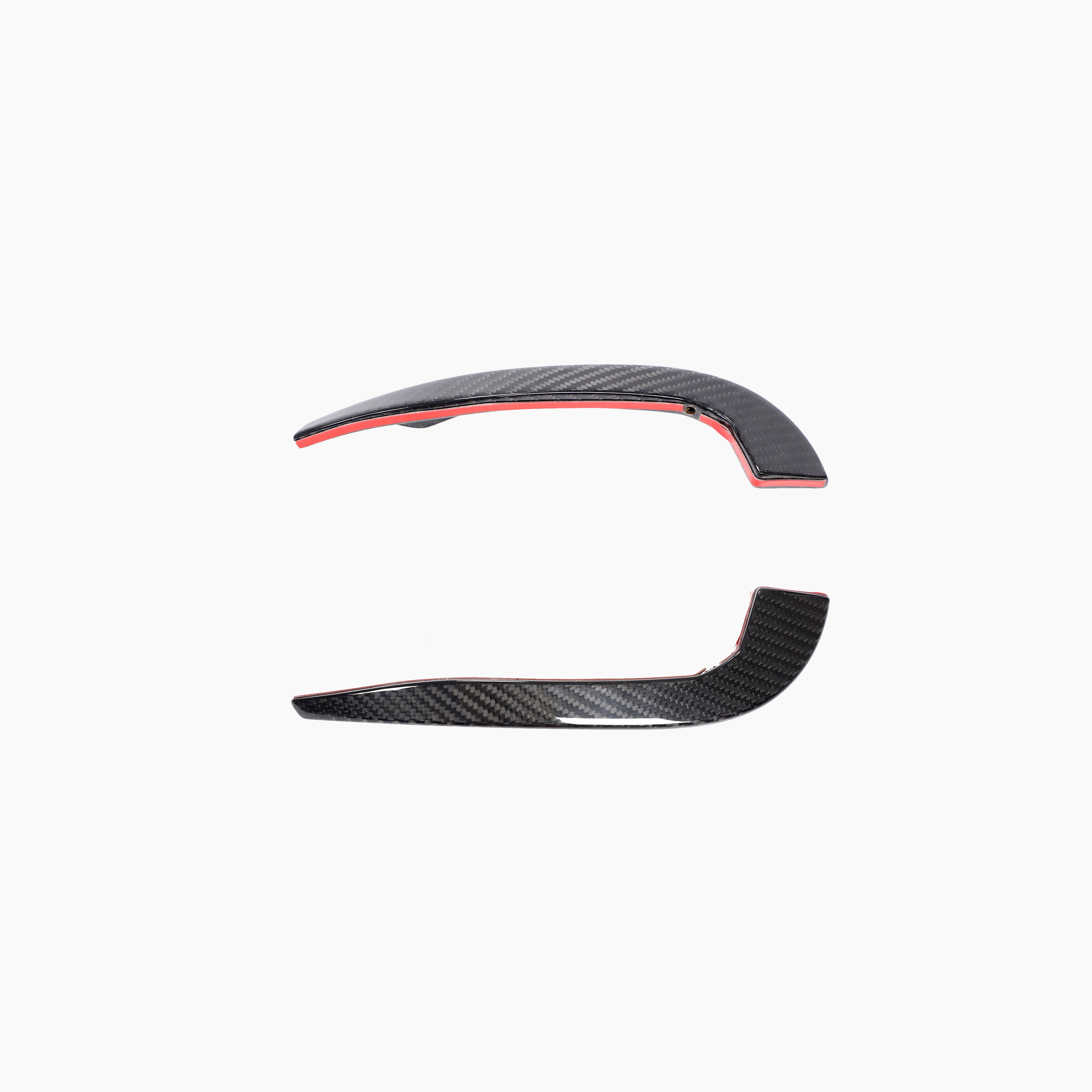 ST Style Carbon Fiber Front Bumper Fins for Audi RS3 8.5V LCI (2017-2020)