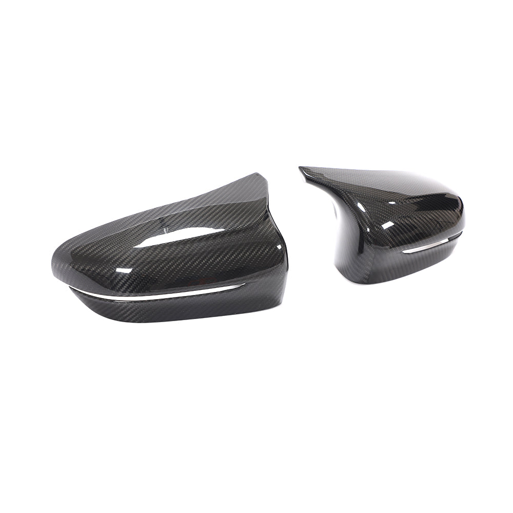 RHD ST Style Carbon Fiber Mirror Caps for BMW 5 Series M5 F90 Pre-LCI (2017-2020)