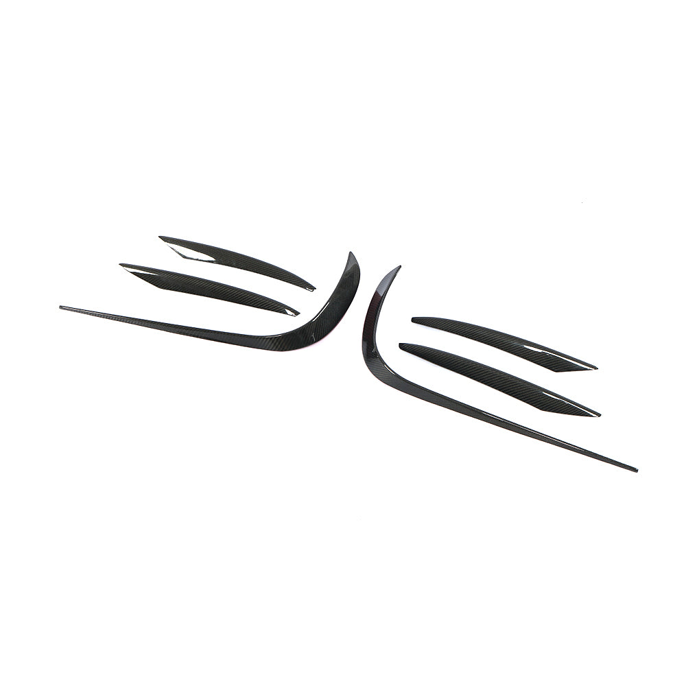 ST Style Carbon Fiber Front Canards for Mercedes Benz E-Class W213 Pre-Facelift (2016-2020)