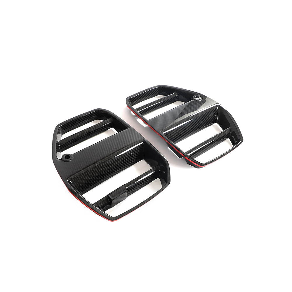 ST Style Carbon Fiber Front Grille Without ACC for BMW M3 G80/G81 M4 G82/G83 (2021+)